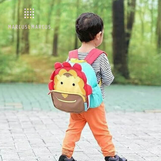 Iσοθερμική Παιδική Τσάντα βόλτας 2019 3D Marcus & Marcus Λιονταράκι