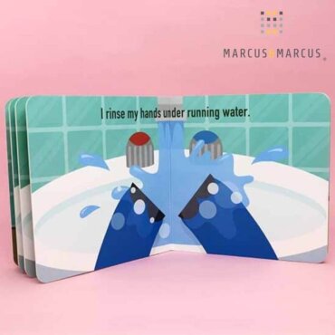 Βιβλίο Εκπαιδευτικό ''Πρέπει να πλένω τα Χεράκια μου'' marcus & marcus MNMGF09 Απο 24 Μηνών+, μόνο στην Αγγλική γλώσσα