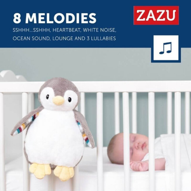 Zazu Φοίβη Πιγκουίνος Εγγραφής Φωνής, Αναπαραγωγή Λευκών Ήχων και Φως ZA-PHOEBE-01