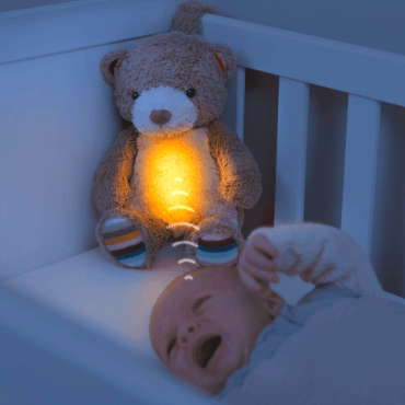 Σταματά το Κλάμα των μωρών και τα αποκοιμίζει με λευκούς Ήχους & Φώς Νύχτας.