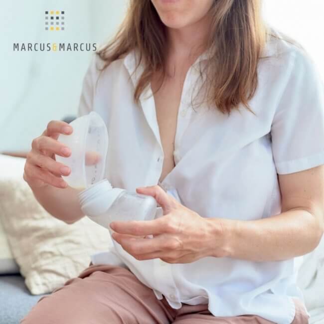 Συλλέκτης μητρικού γάλακτος Σιλικόνης X-Soft Marcus & Marcus Από 100% υψηλής ποιότητας σιλικόνη FDA, χωρίς PVC, BPA και φθαλικές ενώσεις.